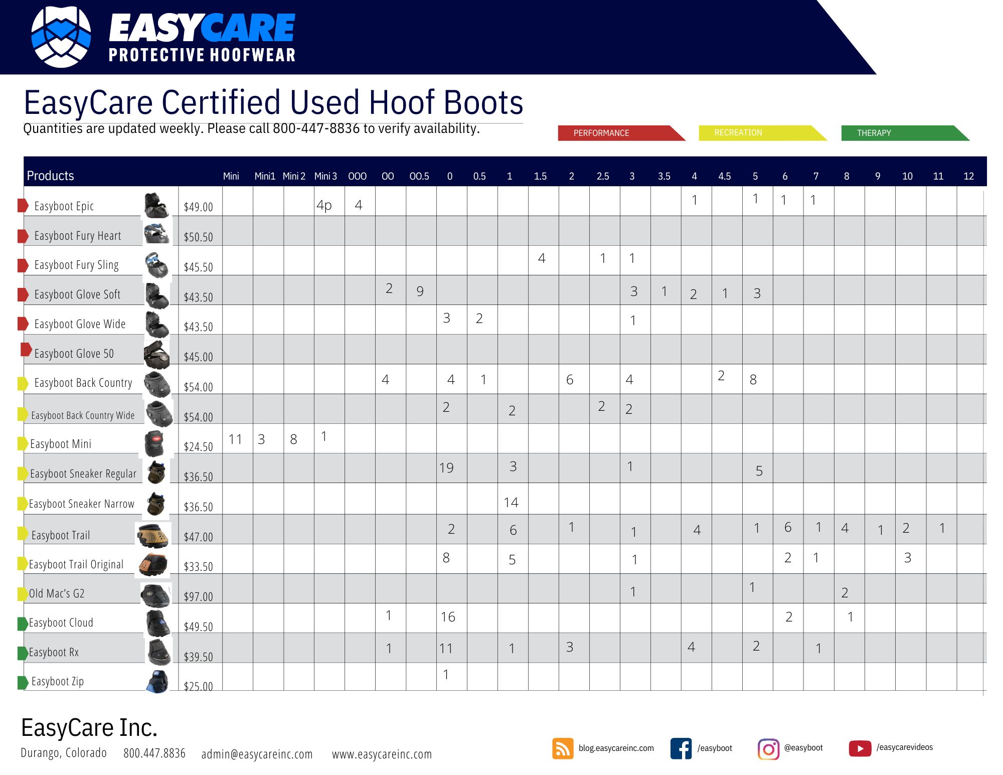 Second hand store hoof boots